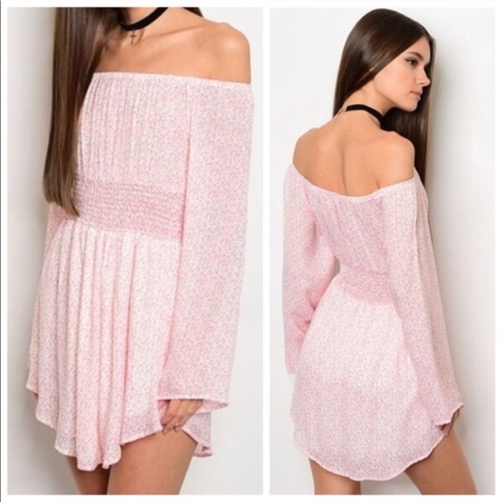 🇺🇸sale🇺🇸Floral off-shoulder dress
